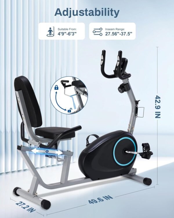 Avis Kawnina Vélo d'appartement couché pour personnes âgées - Test 2023 4