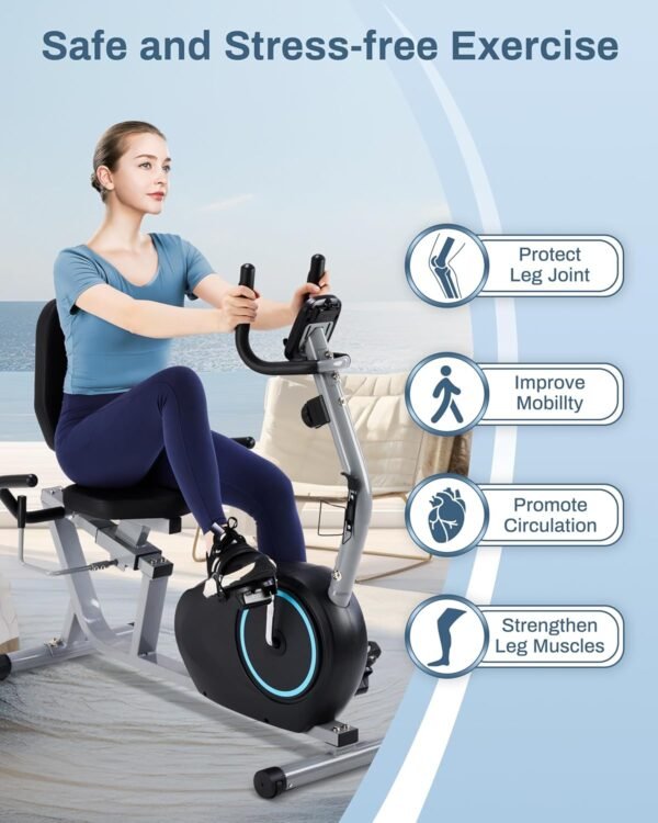 Avis Kawnina Vélo d'appartement couché pour personnes âgées - Test 2023 7