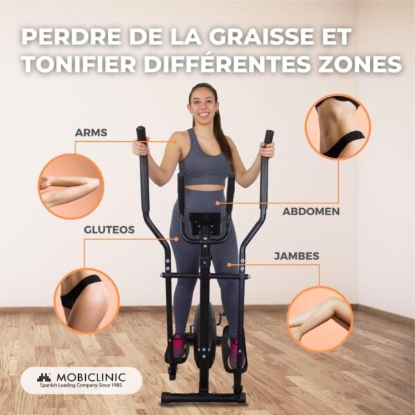 Avis Mobiclinic®Fitness Atlas : Vélo Elliptique 8 Niveaux Résistance 8