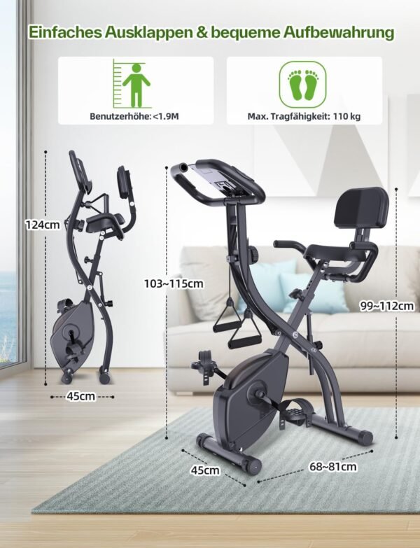 Avis Sportneer Vélo d'appartement pliable 4 en 1 - Test et performance 5