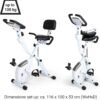 Avis sur le Capital Sports Azura 2 X-Bike - Vélo d'appartement pliable 7