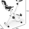 Avis sur le Capital Sports Azura 2 X-Bike - Vélo d'appartement pliable 8