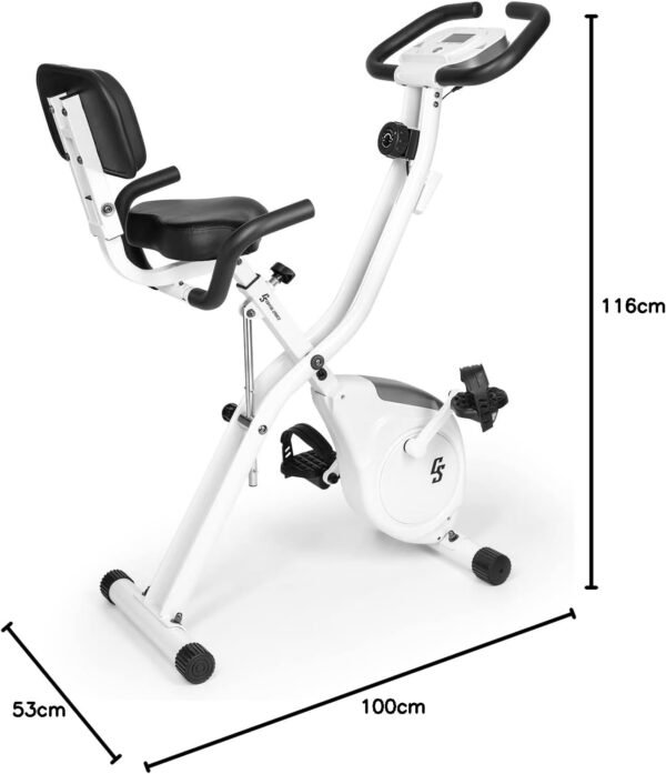 Avis sur le Capital Sports Azura 2 X-Bike - Vélo d'appartement pliable 8
