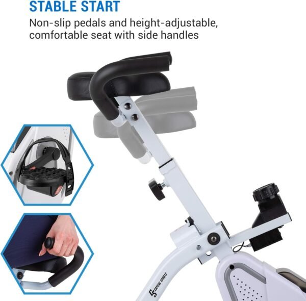 Avis sur le Capital Sports Azura : Vélo d'Appartement Pliable pour un Cardio Efficace 3
