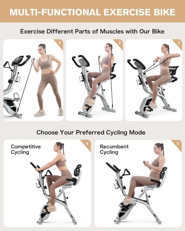 Avis sur le pooboo Vélo d'appartement pliable X-Bike pour un entraînement complet 4