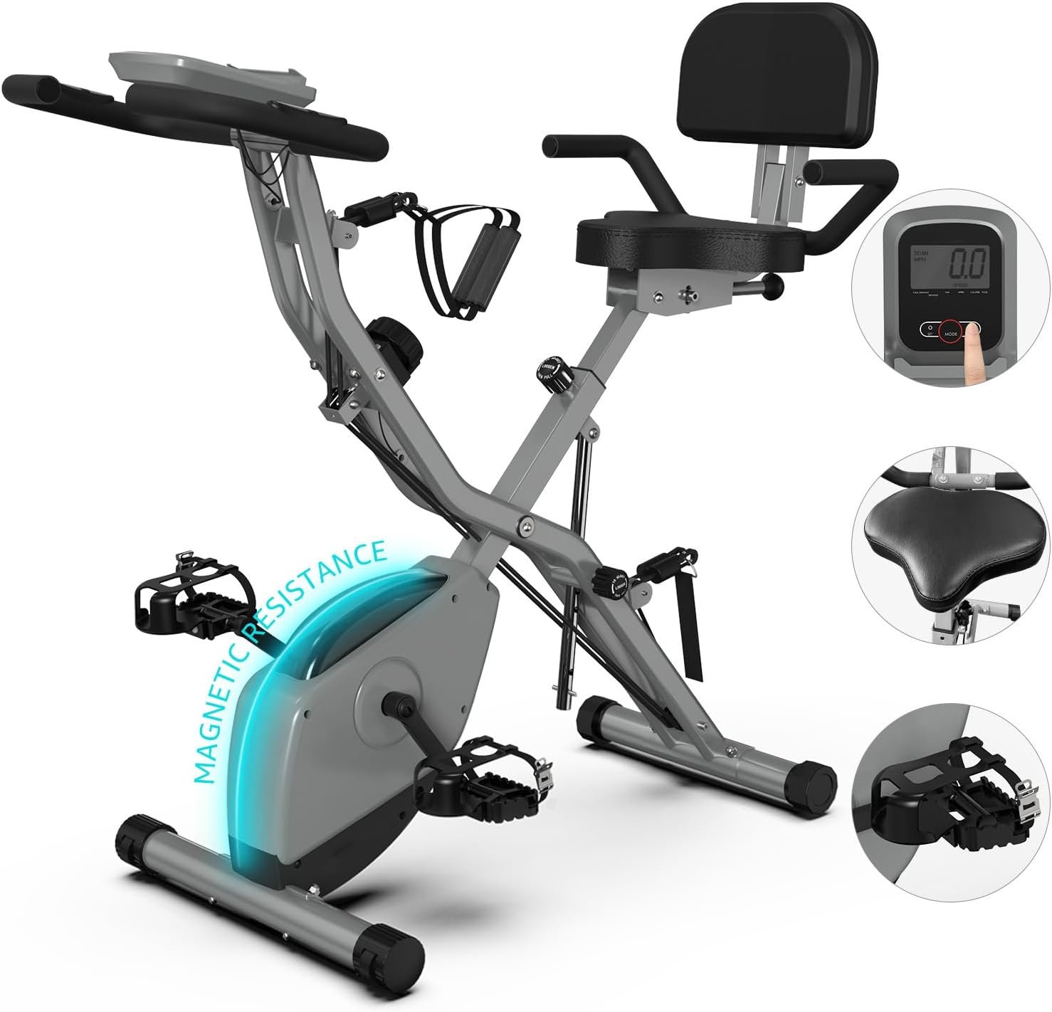 Avis sur le Vélo d'Appartement Pliable X-Bike 818 - Fitness Senior