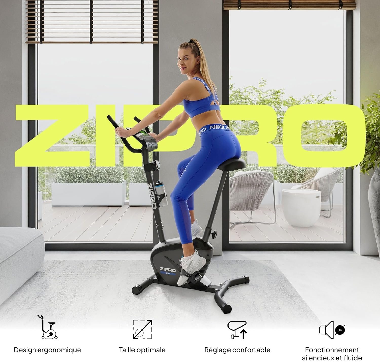 Avis sur le Zipro Vélo d'appartement Beat RS - Ergomètre Fitness