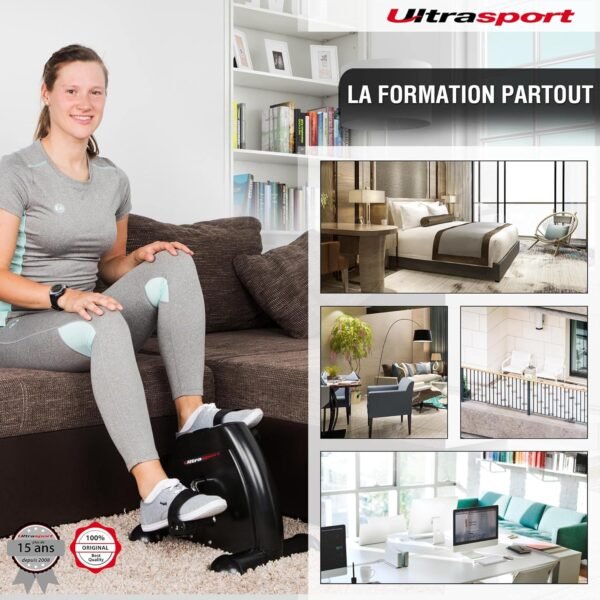 Avis Ultrasport Mini Bike : Vélo d'exercice Compact pour Seniors 5