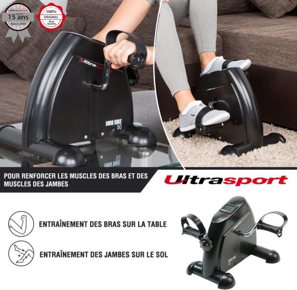 Avis Ultrasport Mini Bike : Vélo d'exercice Compact pour Seniors 7