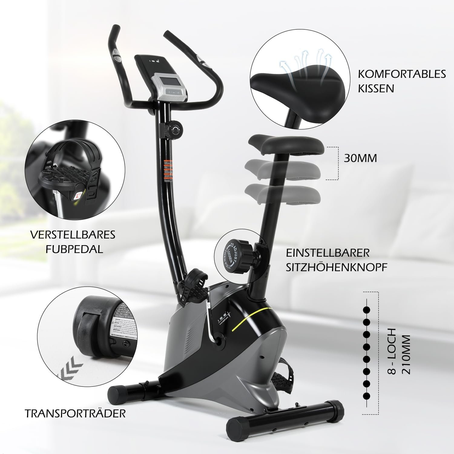 ISE Vélo d'Appartement Magnétique Ergomètre : Test et Avis Complet