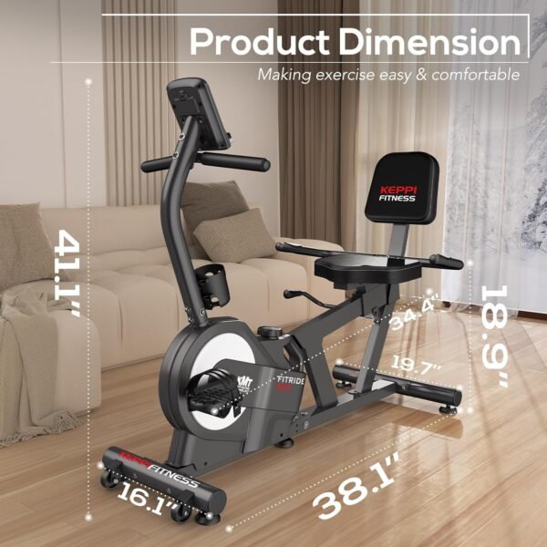 KeppiFitness Vélo d'appartement couché : Avis sur un équipement cardio 7