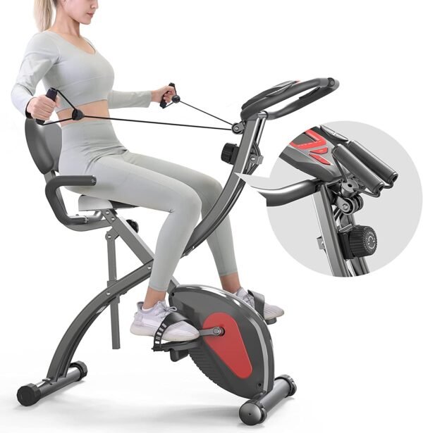 PROIRON Vélo d'Appartement Pliable 3 en 1 Avis - Résistance Magnétique 1