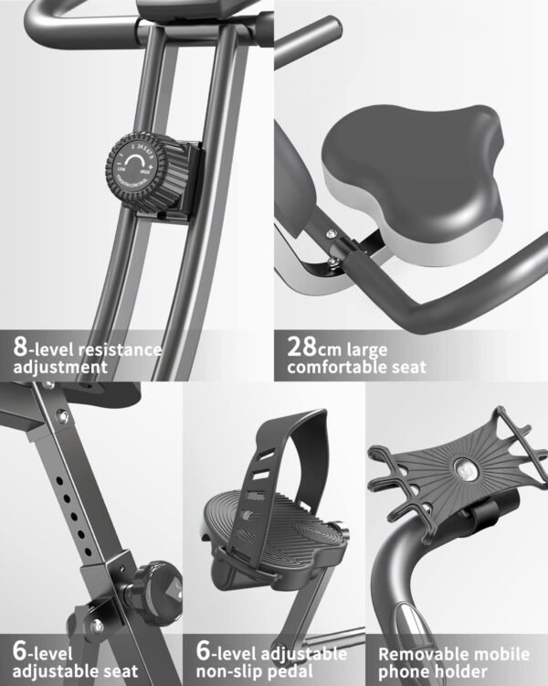 PROIRON Vélo d'Appartement Pliable 3 en 1 Avis - Résistance Magnétique 3
