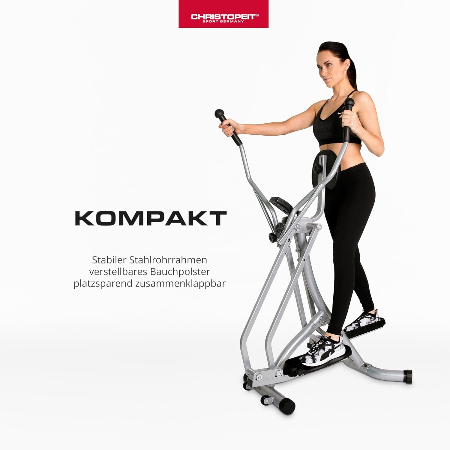 Test Christopeit Sport Walker Silber - Vélo Elliptique Pliable