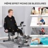Test du HOMCOM Vélo d'appartement semi-allongé magnétique 8 niveaux 6