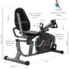 Test du ISE Vélo d'appartement Semi-Allongé SY-6910: Avis et Caractéristiques 7