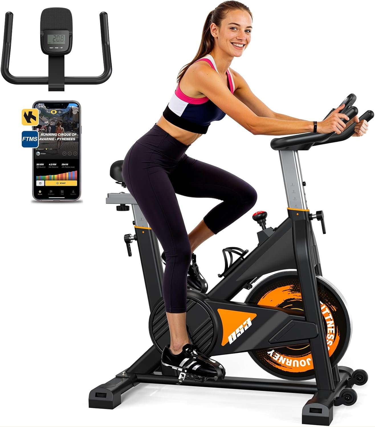 Test du MettleMatic Vélo d'appartement ergomètre Bluetooth - Fitness