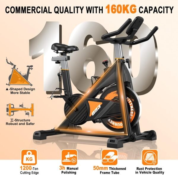 Test du MettleMatic Vélo d'appartement ergomètre Bluetooth - Fitness 2