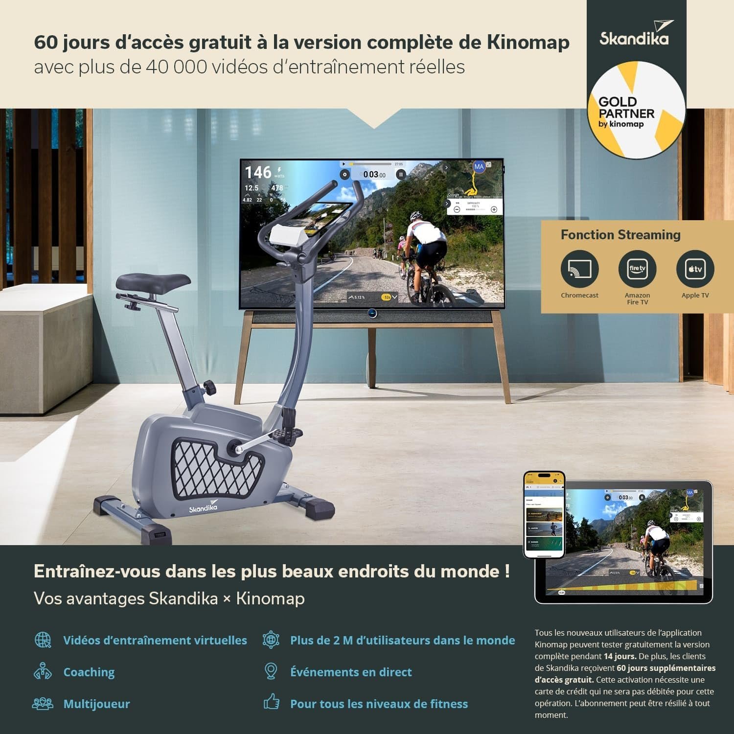 Test du Skandika Wiry Vélo Ergonomètre : Performance et Confort