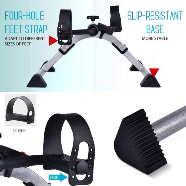 Test du VAZILLIO Mini Vélo d'Appartement Pliable pour un Exercice Efficace 4