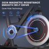 Test et avis sur le vélo d'appartement DMASUN 8732B - Résistance magnétique et confort 2