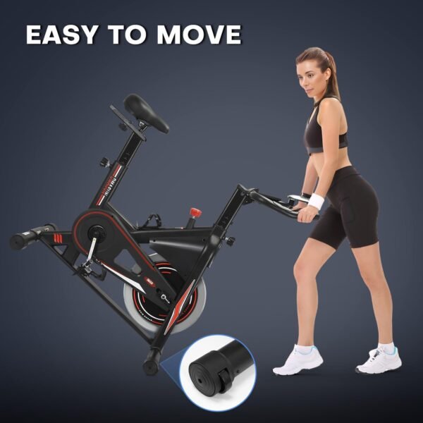 Test et avis sur le vélo d'appartement DMASUN 8732B - Résistance magnétique et confort 7