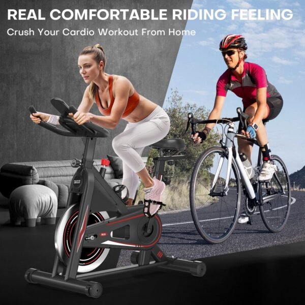 Test et avis sur le vélo d'appartement DMASUN 8732B - Résistance magnétique et confort 8
