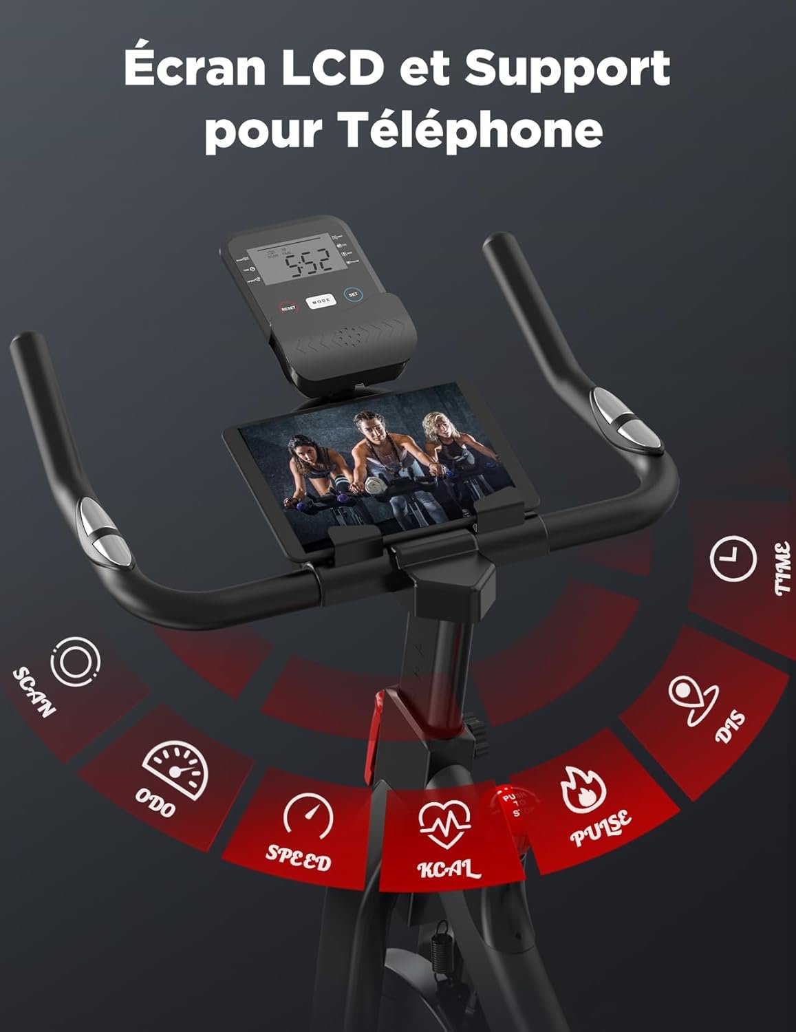 Test YOLEO Vélo d'appartement 150 kg : Avis sur le Vélo Fitness Magnétique